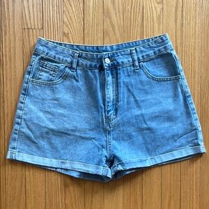 Blue Denim Women's Shorts